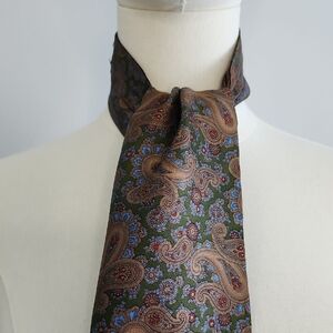John Comfort Paisley Silk Tie